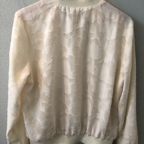 Sheer bomber jacket - Picture 2 of 4